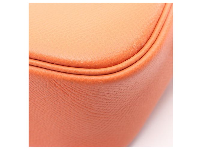 Hermès Hermes Plume Elan 28 Lederhandtasche Orange - Ansicht 2