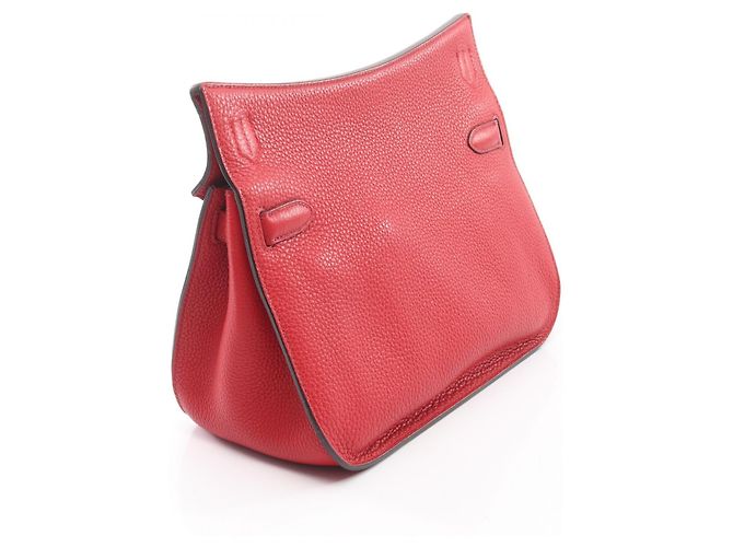 Hermès Borsa a tracolla in pelle Hermes Jypsiere 28 Rosso - vista 5