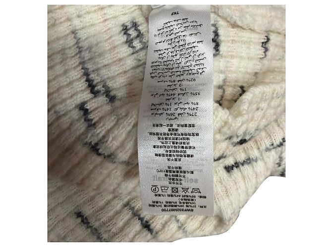 Self portrait Self-Portrait Cardigan mit Schleifendetail aus weißer Baumwolle - Ansicht 7