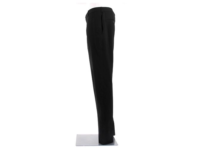 Saint Laurent Schwarze Wollhose Gr 48 - Ansicht 4