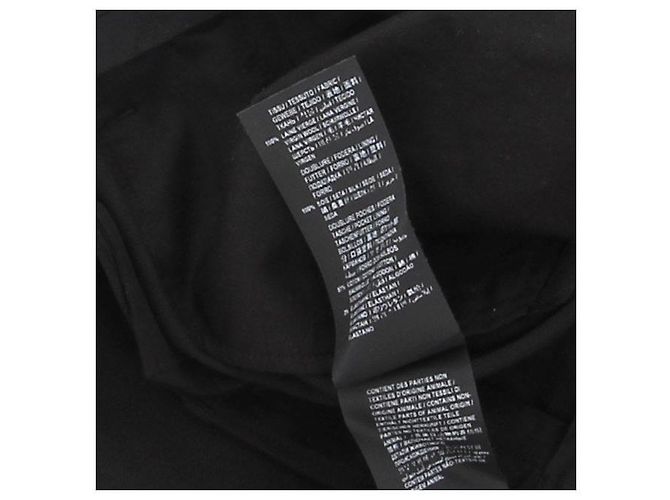 Saint Laurent Schwarze Wollhose Gr 48 - Ansicht 5