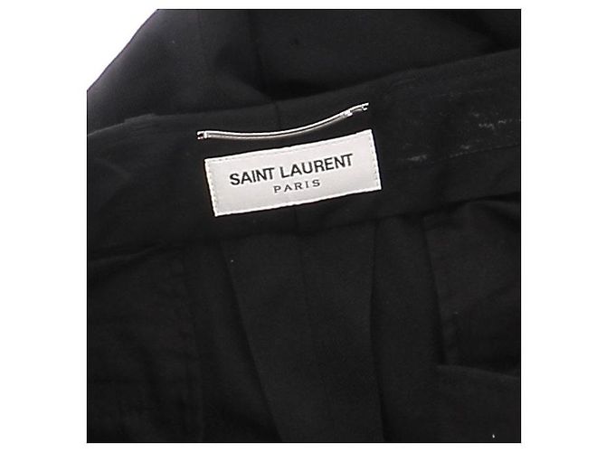 Saint Laurent Schwarze Wollhose Gr 48 - Ansicht 7