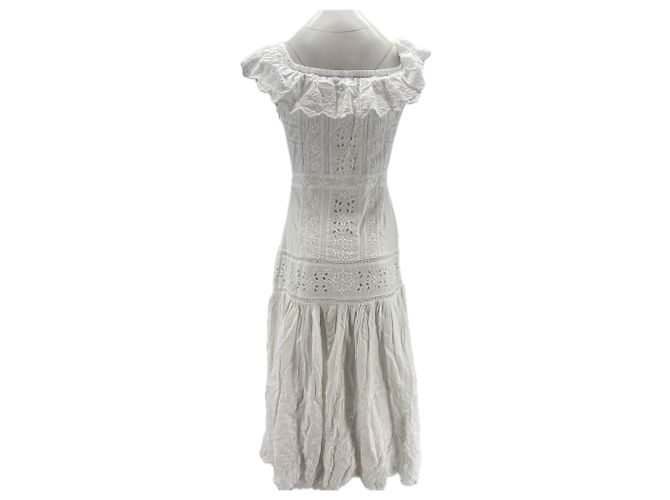 Autre Marque Vestido de algodón blanco Lauren Ralph Lauren - vista 2