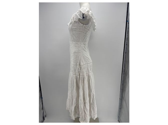 Autre Marque Vestido de algodón blanco Lauren Ralph Lauren - vista 4