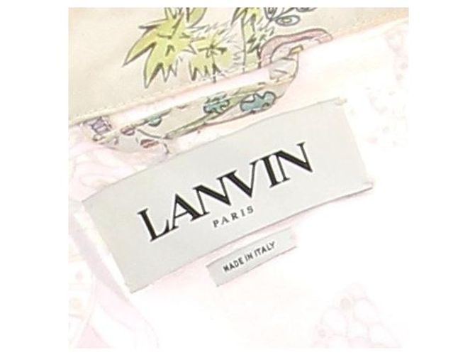 Giacca Lanvin Stampata in Cotone Bianca M Bianco - vista 5