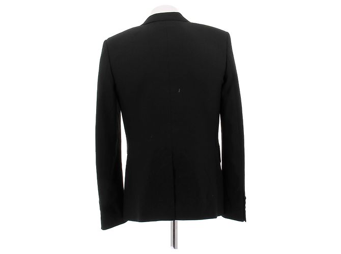 Saint Laurent Sakko aus schwarzer Wolle - Ansicht 2