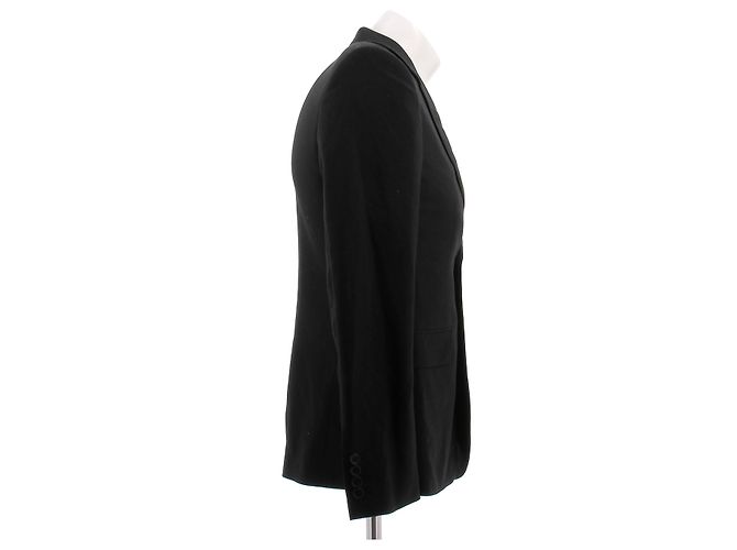 Saint Laurent Sakko aus schwarzer Wolle - Ansicht 3
