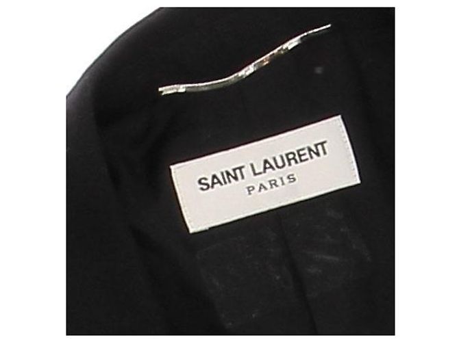 Saint Laurent Sakko aus schwarzer Wolle - Ansicht 5