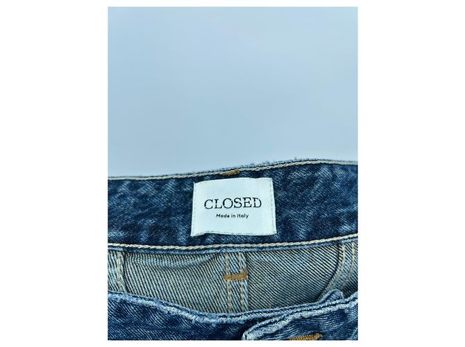 Jeans in cotone blu Closed Taglia 27 - vista 3