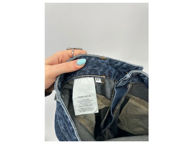 Jeans in cotone blu Closed Taglia 27 - vista 4