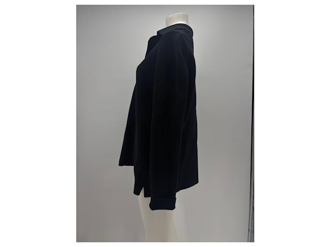 Autre Marque FURSAC Pullover aus Baumwolle Schwarz mit Tasche - Ansicht 3