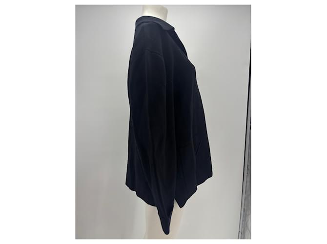Autre Marque FURSAC Pullover aus Baumwolle Schwarz mit Tasche - Ansicht 4