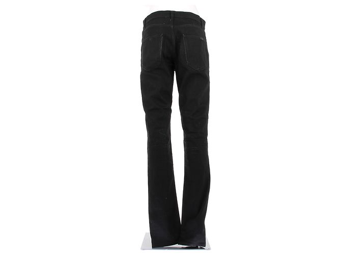 Jeans Saint Laurent in cotone nero - vista 2