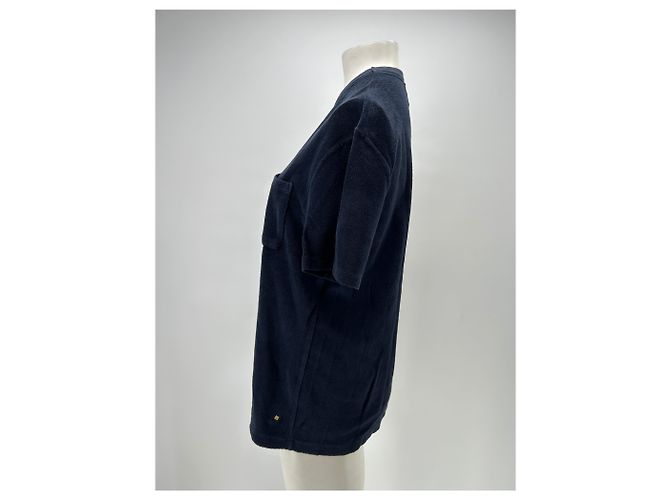 Autre Marque Camiseta de toalla azul marino - vista 3