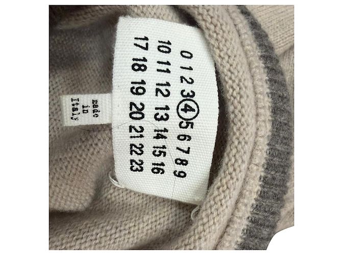 Maison Martin Margiela Maison Margiela Pullover aus beiger Wolle - Ansicht 7