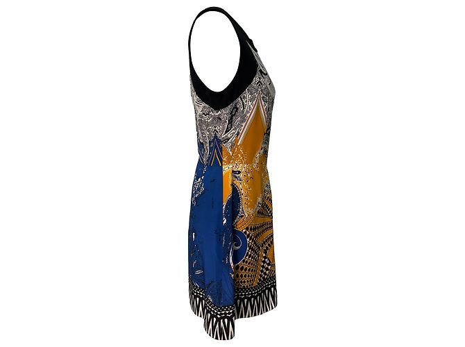 Mini abito Etro d'ispirazione barocca multicolore - vista 3