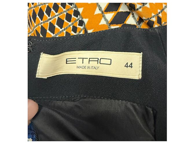 Mini abito Etro d'ispirazione barocca multicolore - vista 7