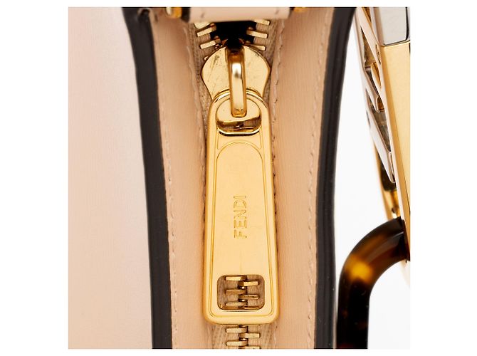 Fendi Leather O'Lock Swing Shoulder Bag Pink - view 10