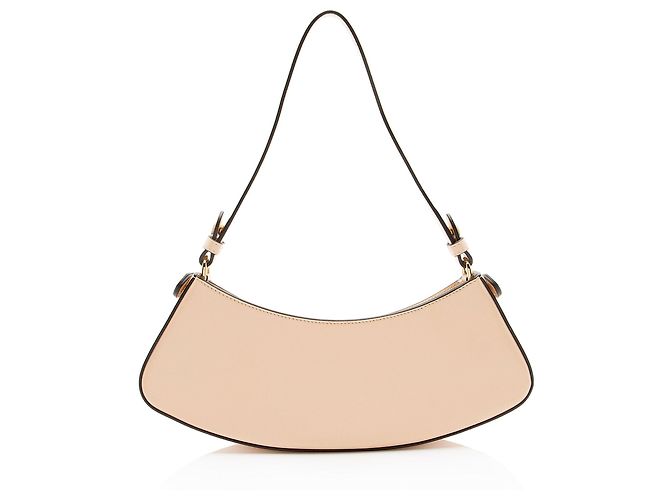 Fendi Leather O'Lock Swing Shoulder Bag Pink - view 3