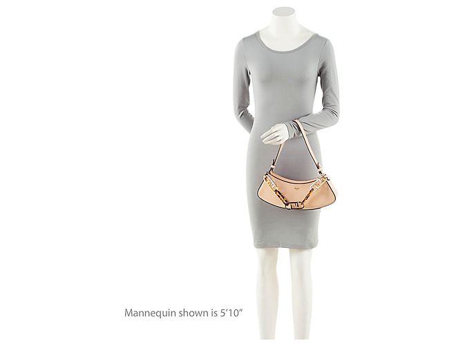 Fendi Leather O'Lock Swing Shoulder Bag Pink - view 5