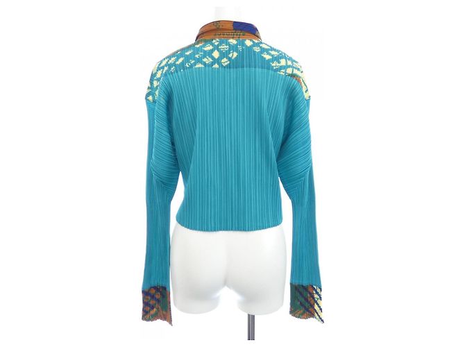 Autre Marque Camicia PLEATS PLEASE Blu - vista 2