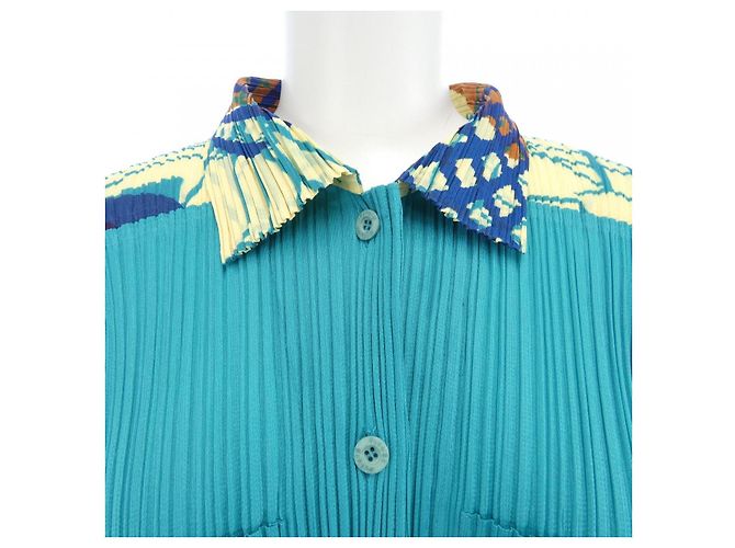 Autre Marque Camicia PLEATS PLEASE Blu - vista 4