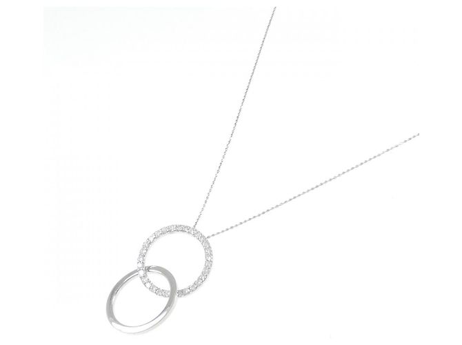 Autre Marque Collana in oro bianco e diamanti Au750 Argento - vista 2