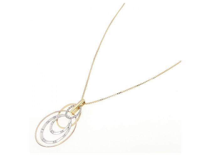 Autre Marque Collana con Diamanti Au750/PT900/Au750 D'oro - vista 2