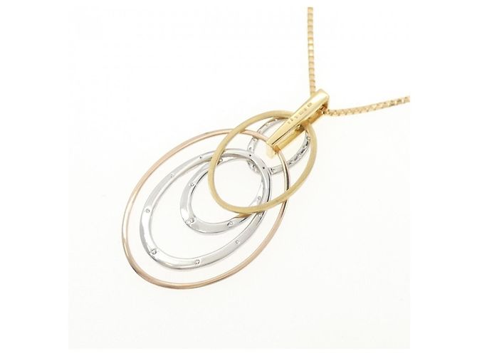 Autre Marque Collana con Diamanti Au750/PT900/Au750 D'oro - vista 4