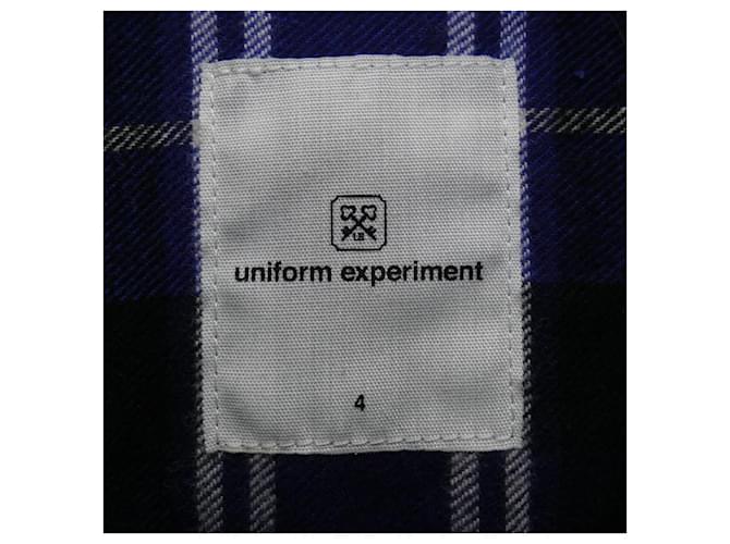 Autre Marque Camisa de algodón uniform experiment Azul - vista 4