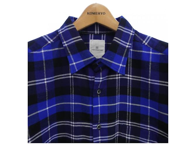 Autre Marque Camisa de algodón uniform experiment Azul - vista 5