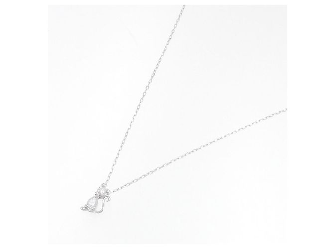 Autre Marque Collana in oro bianco Au750 e diamanti Argento - vista 2
