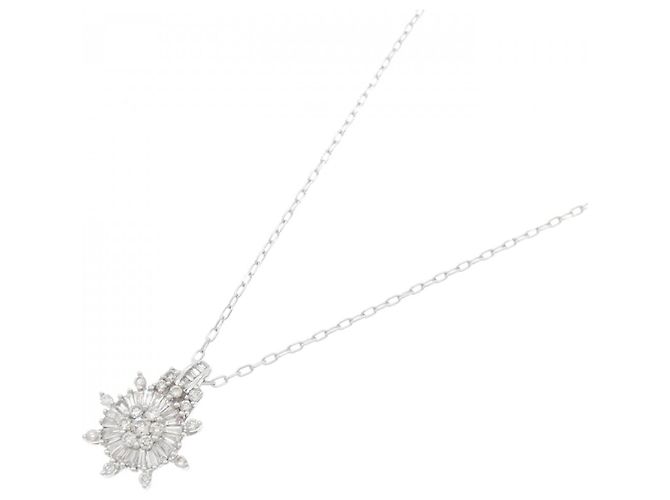 Autre Marque Collana in oro bianco Au750 e diamanti Argento - vista 2