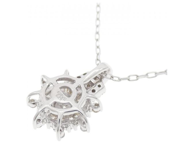 Autre Marque Collana in oro bianco Au750 e diamanti Argento - vista 4