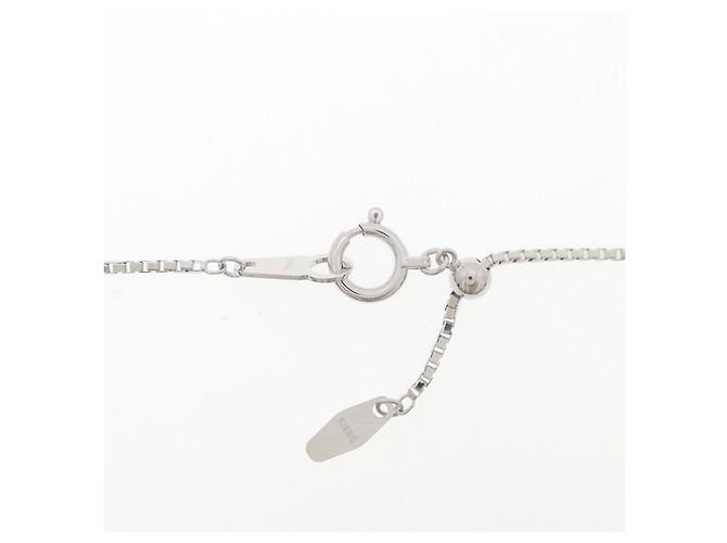 Autre Marque Collana in oro bianco 18K con rubino e diamanti Rosso - vista 5