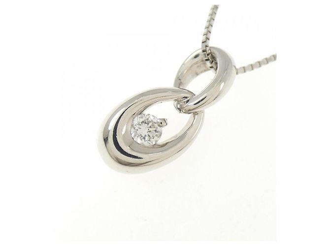 Autre Marque Collana in platino e diamanti Argento - vista 3