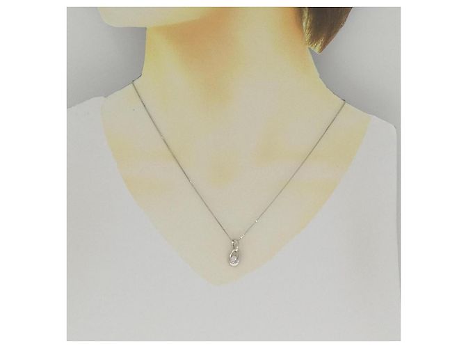 Autre Marque Collana in platino e diamanti Argento - vista 6
