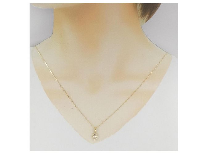 Autre Marque Collana con diamante Au750 D'oro - vista 6