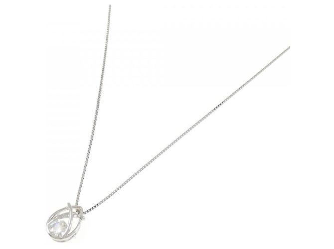 Autre Marque Collana in platino e diamanti Argento - vista 2