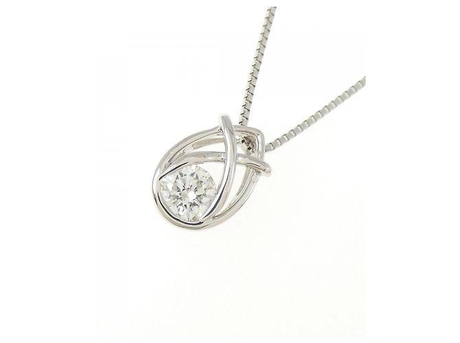 Autre Marque Collana in platino e diamanti Argento - vista 3