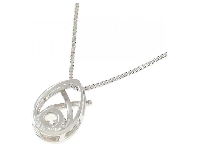 Autre Marque Collana in platino e diamanti Argento - vista 4