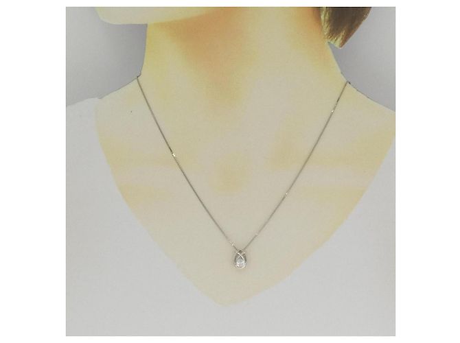 Autre Marque Collana in platino e diamanti Argento - vista 6
