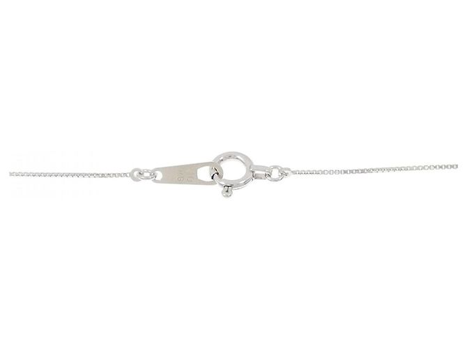 Autre Marque Collana Croce K10WG Argento - vista 4