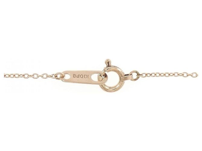 Autre Marque Collana in oro rosa K10 e diamanti - vista 5