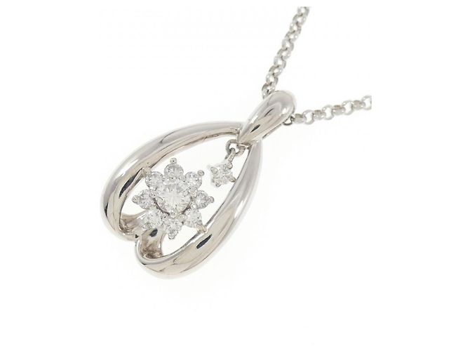 Autre Marque Collana di Diamanti PT900 PT850 Argento - vista 3
