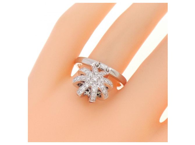 Autre Marque Au750 Weißgold Diamantring Silber - Ansicht 5