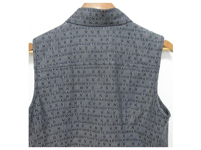 Camisa sin mangas de seda LEONARD Castaño - vista 4