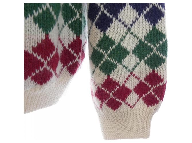 Cárdigan Gucci Cárdigan de lana Roja Beige Verde Azul marino - vista 6