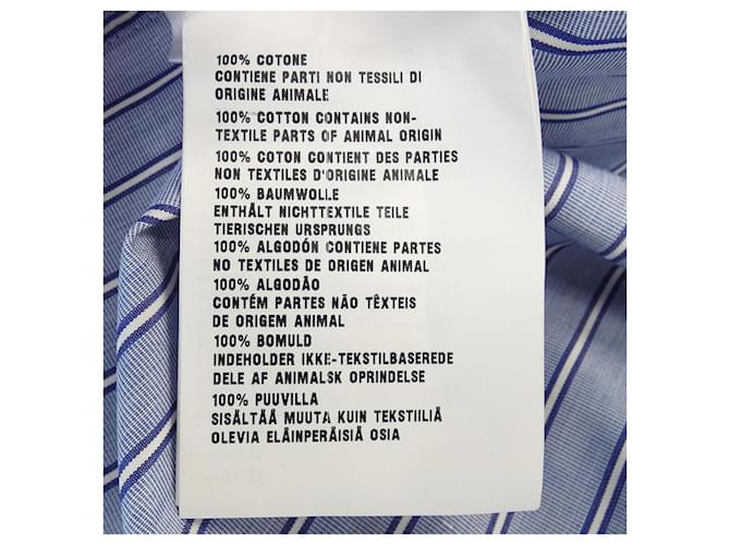 Camicia a righe Prada Blu - vista 3