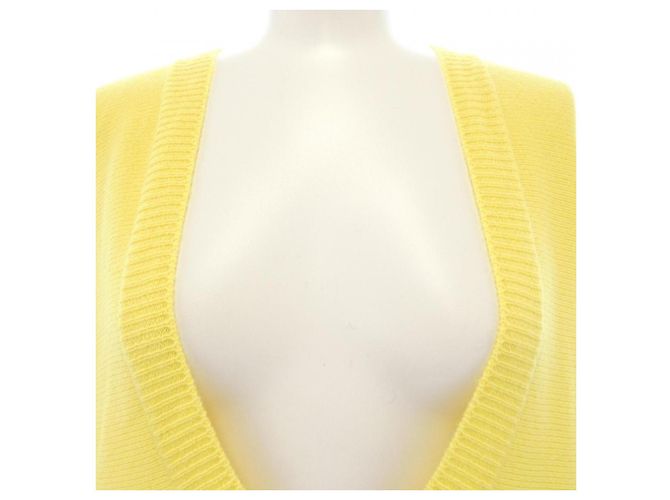 Timeless Chanel 100 Percent Cashmere Strickware Gelb - Ansicht 5